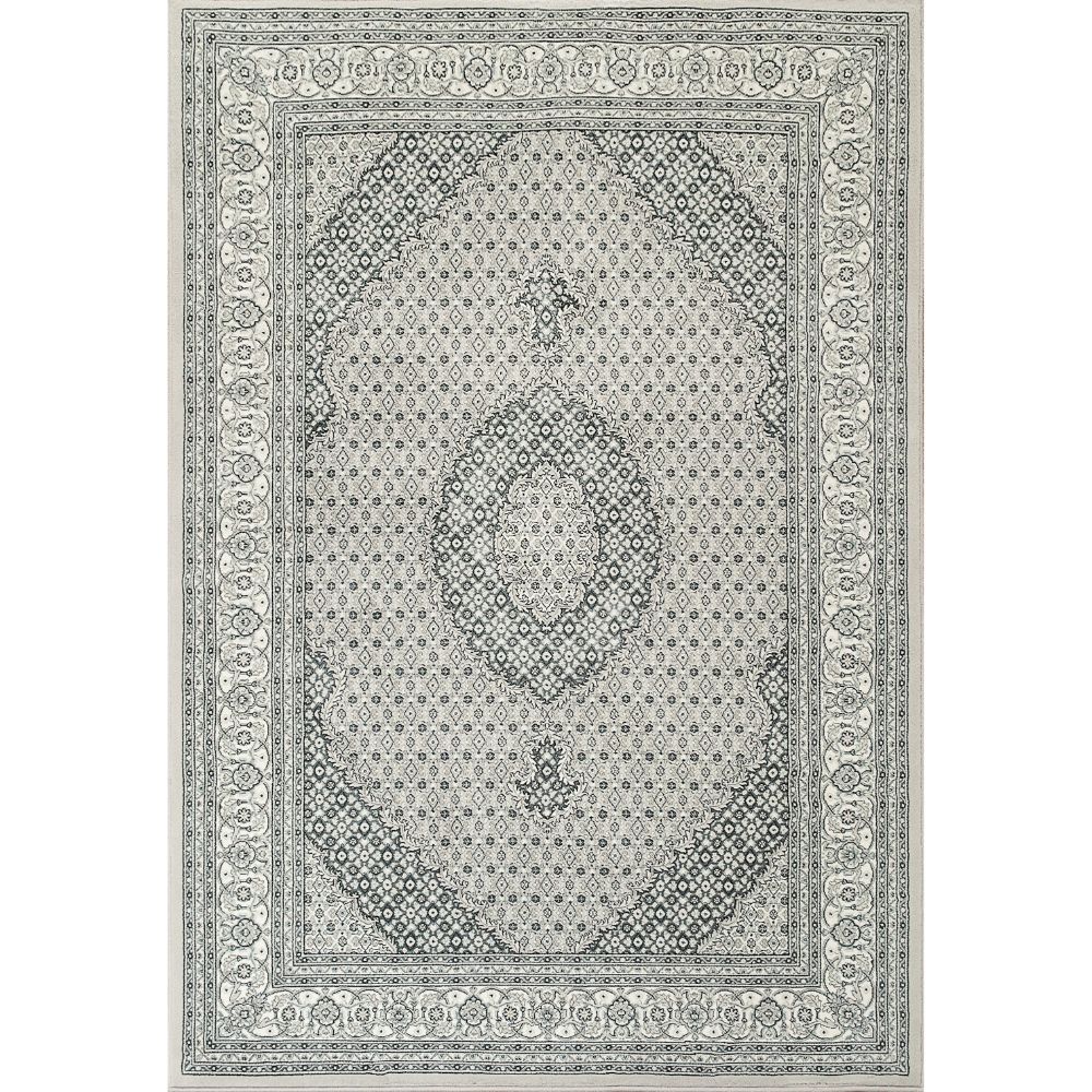 Dynamic Rugs 57204 9666 Ancient Garden 9 Ft. 2 In. X 12 Ft. 10 In. Rectangle Rug in Soft Grey/Cream